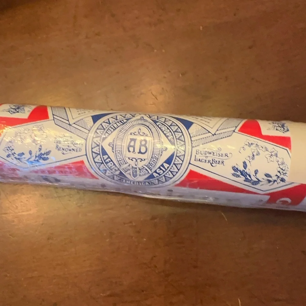 Budweiser Deadstock‎ vintage Tire and Rubber Company vinyl wallpaper